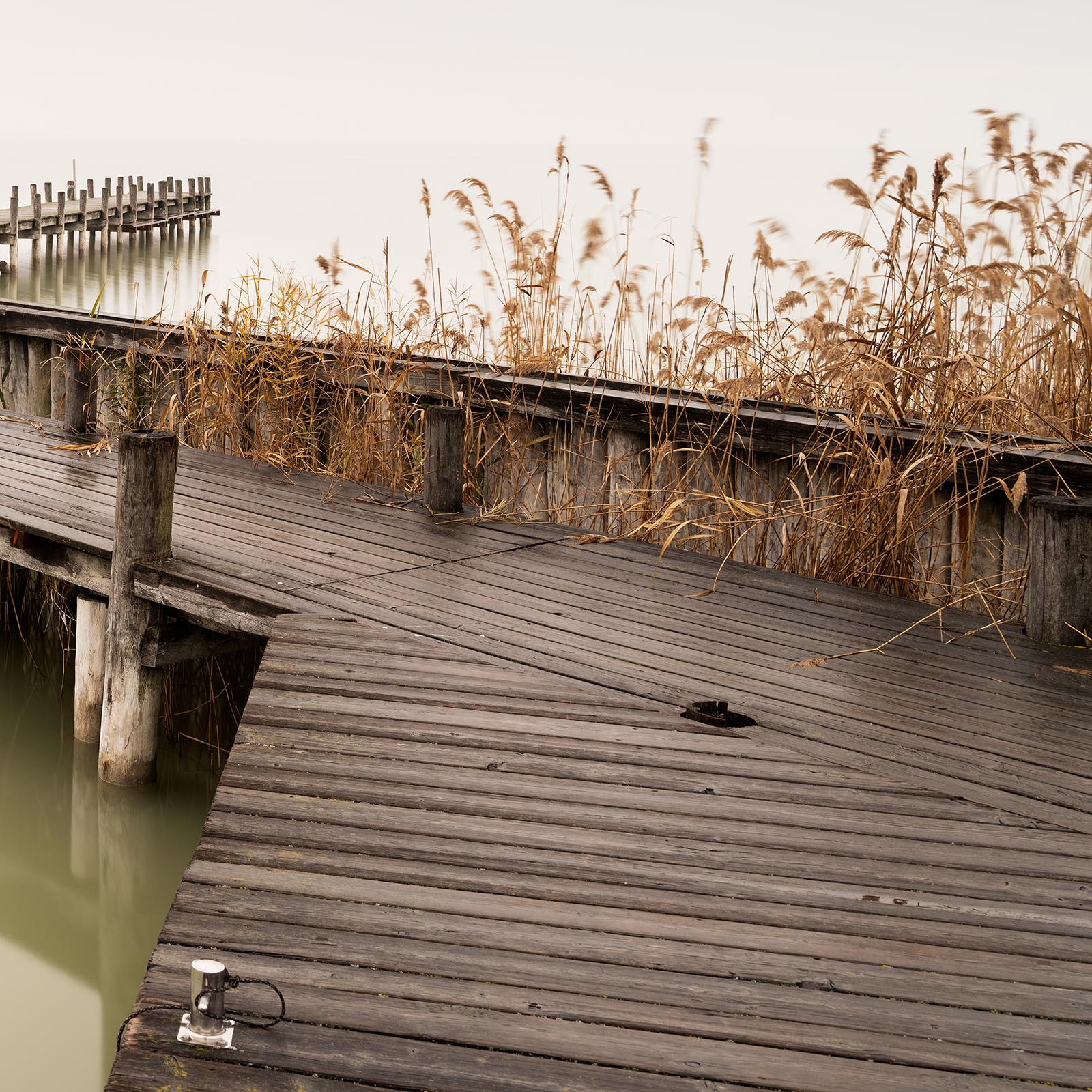Silent Lake, nebliges Morgen, Pfeil, Farbfotograpie, Landschaft, limitierte Auflage im Angebot 4