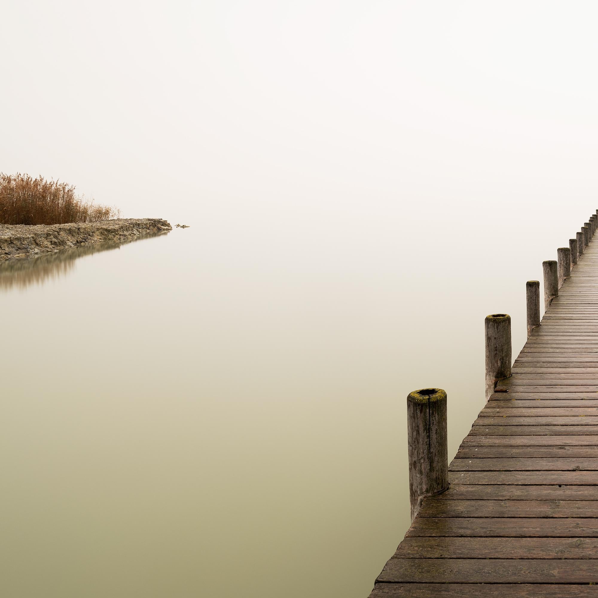 Silent Lake Panorama - color large scale - long exposure seascape - limited For Sale 5