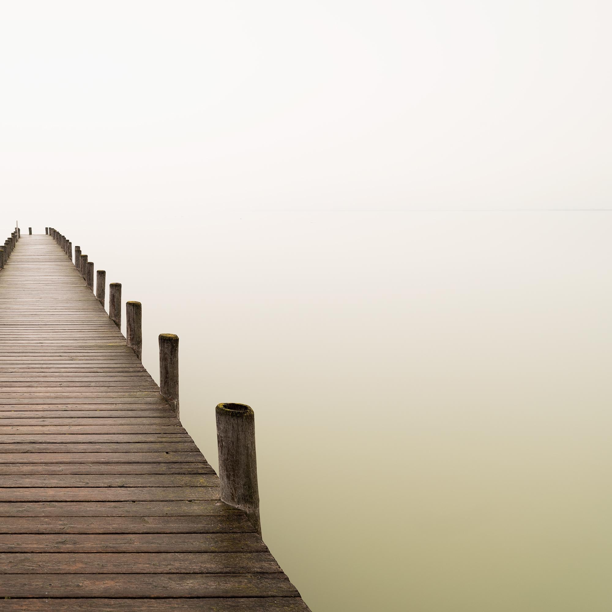 Silent Lake Panorama - color large scale - long exposure seascape - limited For Sale 6