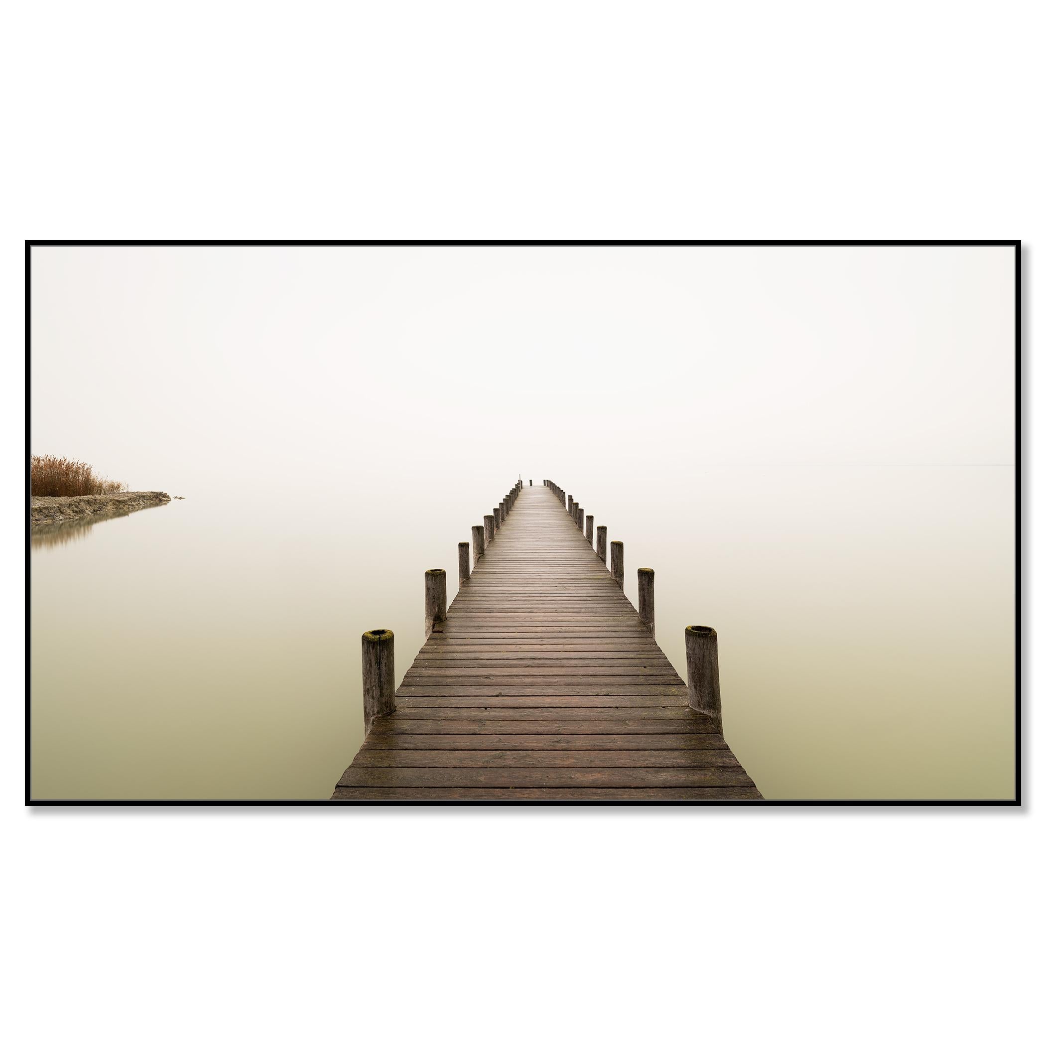 Silent Lake Panorama - color large scale - long exposure seascape - limited - Contemporary Photograph by Gerald Berghammer