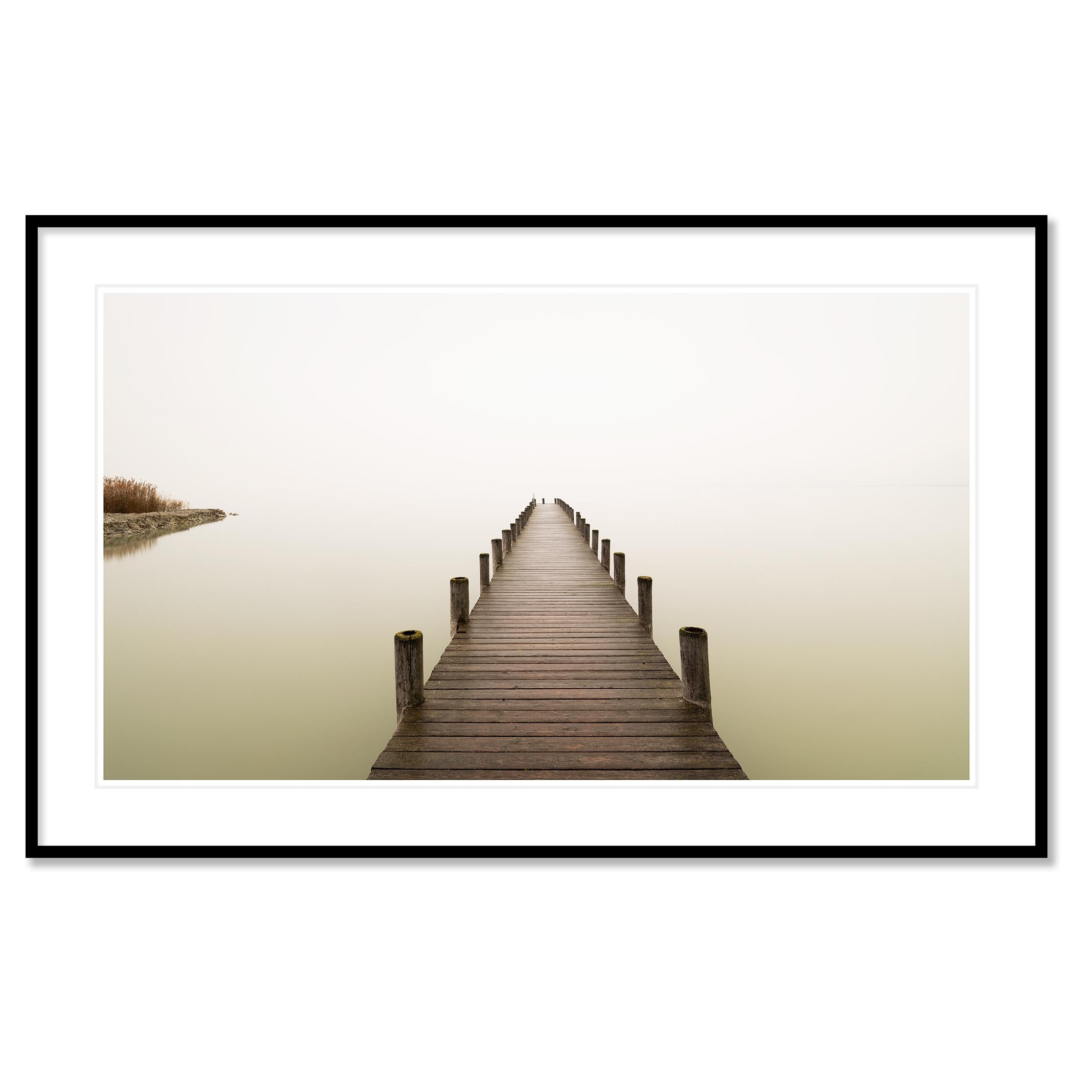 Silent Lake Panorama - color large scale - long exposure seascape - limited For Sale 1