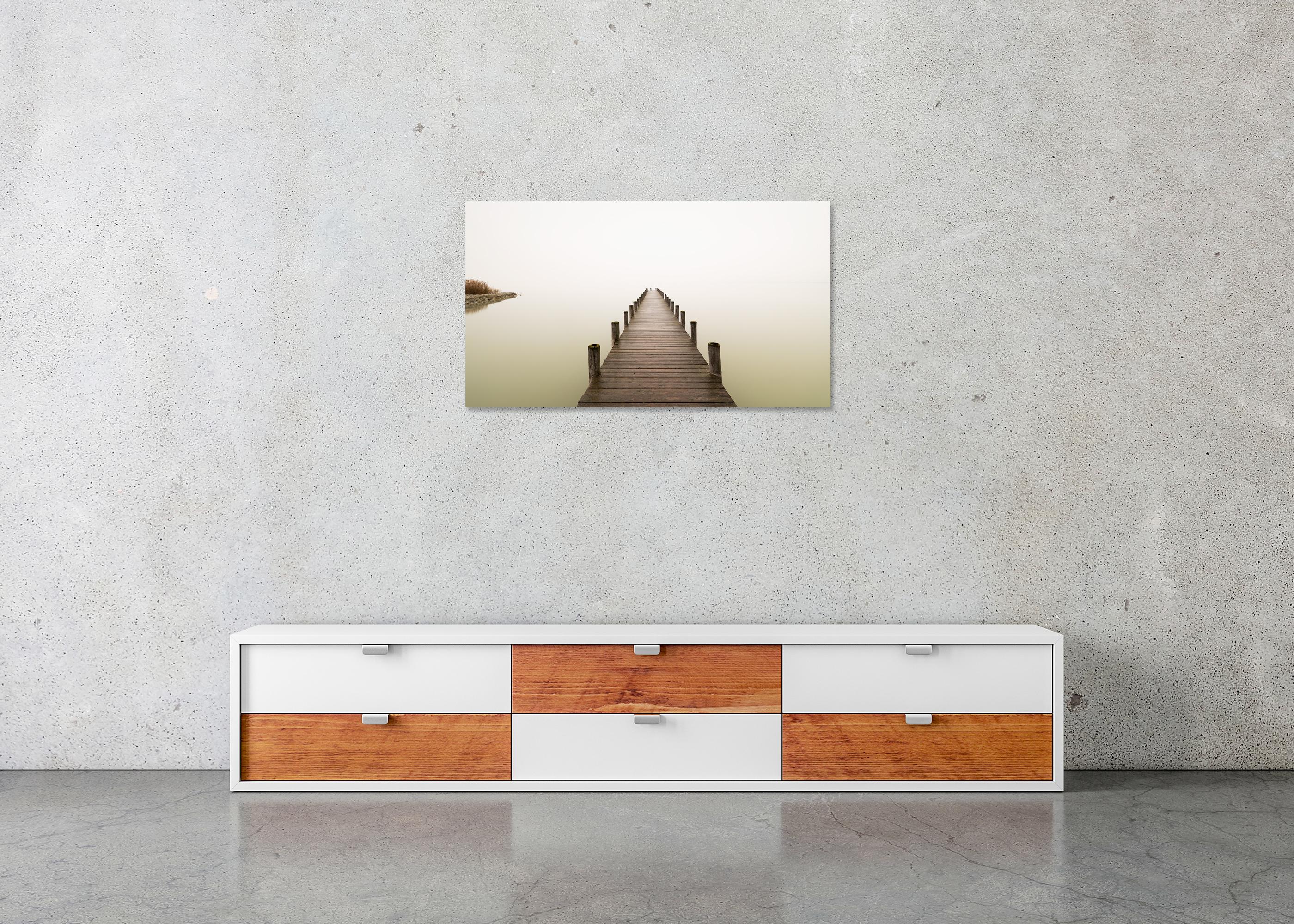 Silent Lake Panorama - color large scale - long exposure seascape - limited For Sale 4
