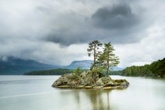 Small Rock Island with Trees