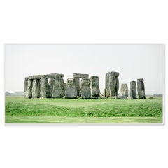 Stonehenge Panorama - prehistoria paisaje de piedra - fotografía en color, limitada