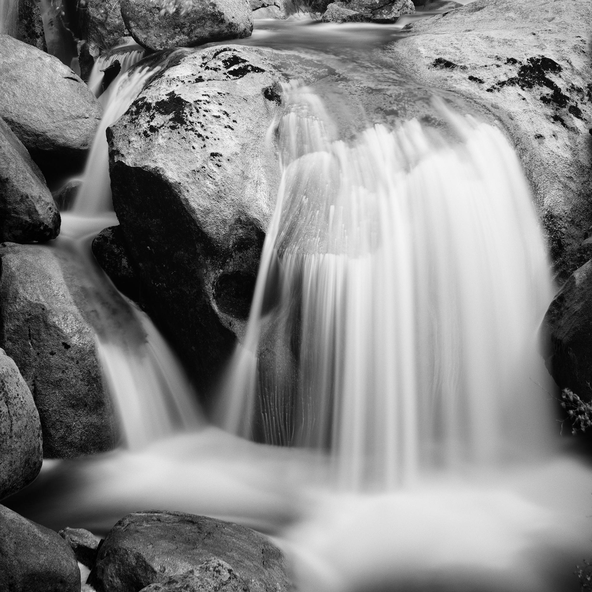 Stony Mountain Stream, Californie, États-Unis, photographie en noir et blanc, paysage en vente 7