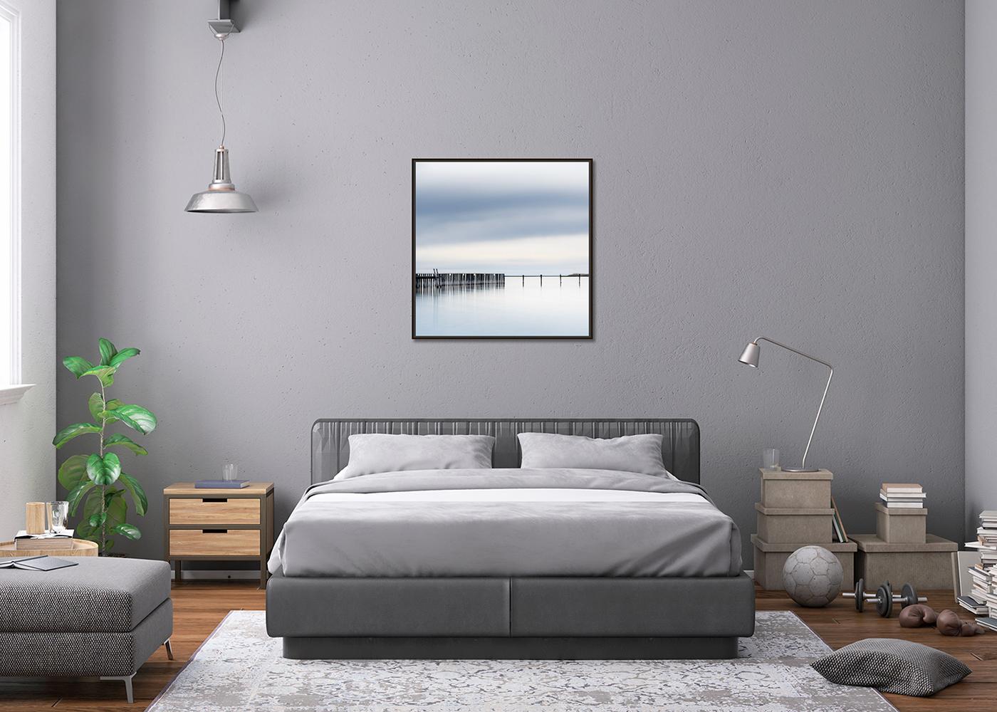 Swimming Area, Lakescape, Sunset, color photograph, limited edition landscape For Sale 1