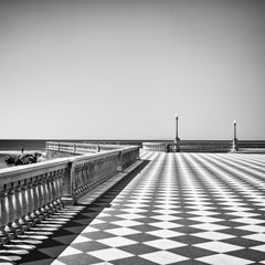 Terrazza Mascagni, Architektur, Toskana, Schwarz-Weiß-Fotografie, Landschaft