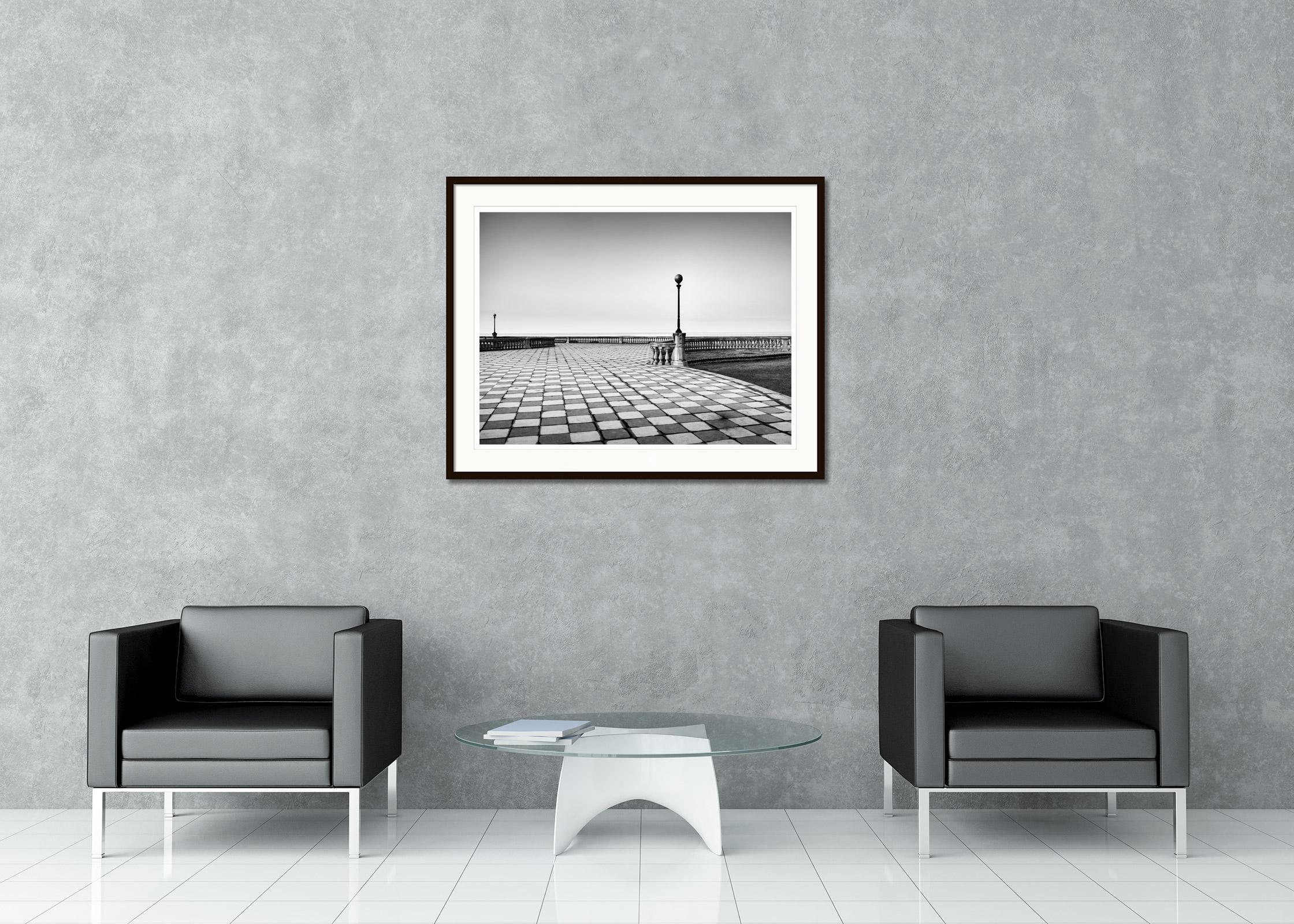 Black and white fine art cityscape - landscape photography. Archival pigment ink print as part of a limited edition of 8. All Gerald Berghammer prints are made to order in limited editions on Hahnemuehle Photo Rag Baryta. Each print is stamped on