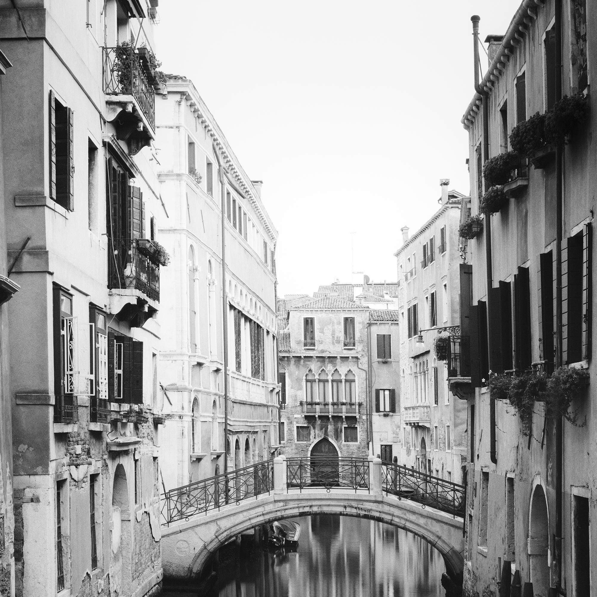 The Bridges of Venice Italy black and white cityscape photography For Sale 3