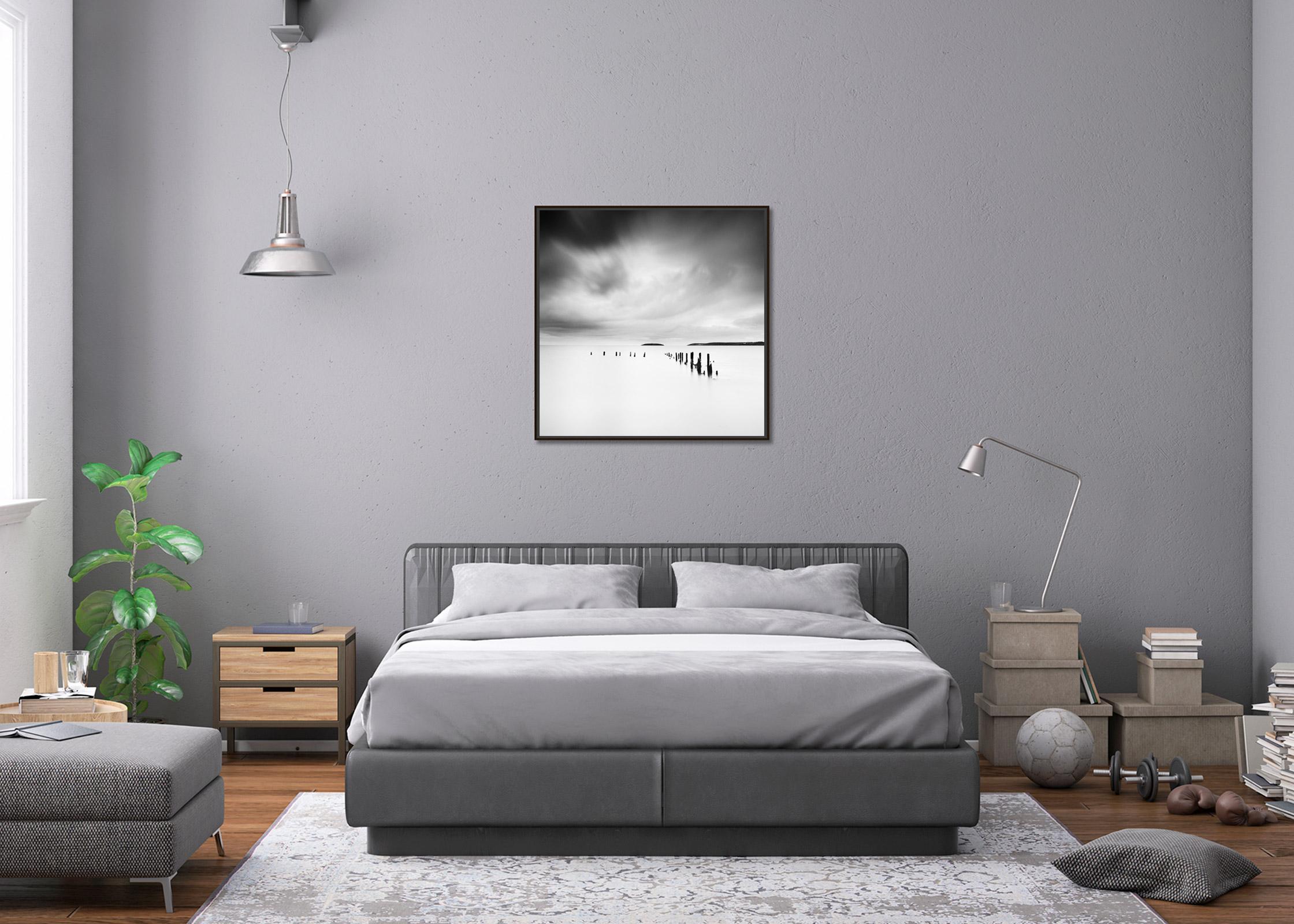 Black and white fine art long exposure waterscape - landscape photography. Archival pigment ink print as part of a limited edition of 15. All Gerald Berghammer prints are made to order in limited editions on Hahnemuehle Photo Rag Baryta. Each print