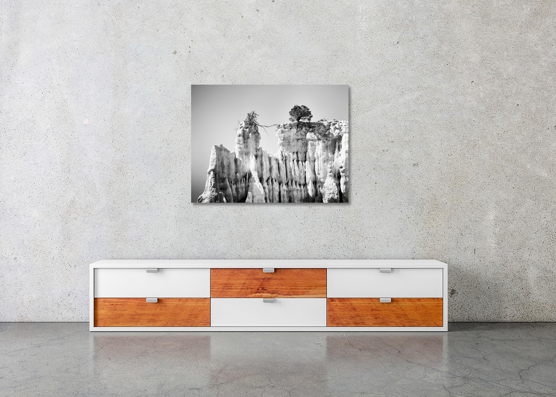 The Organs of Ille-sur-Tet, sandstone, black and white photography, landscape For Sale 2