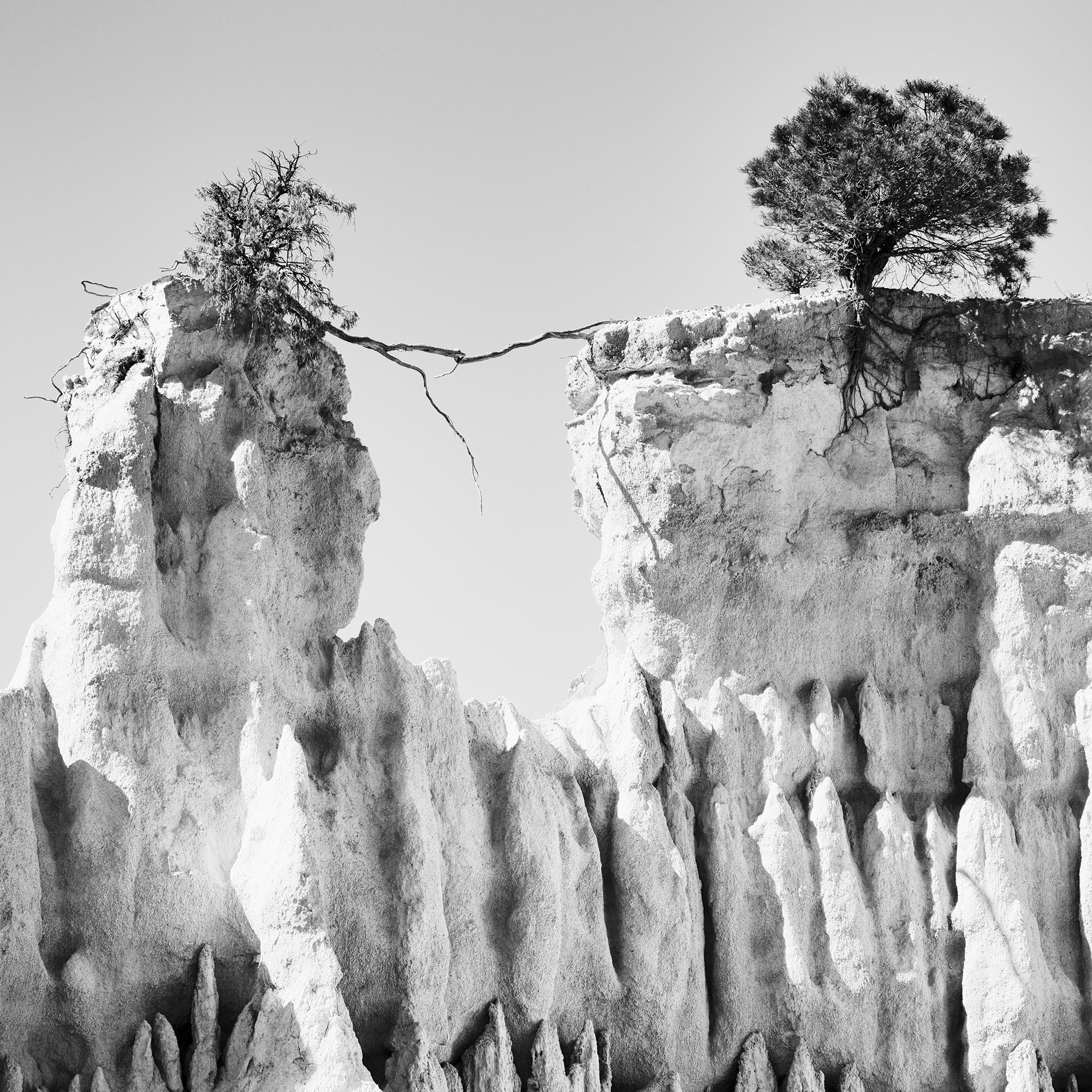 The Organs of Ille-sur-Tet, sandstone, black and white photography, landscape For Sale 3
