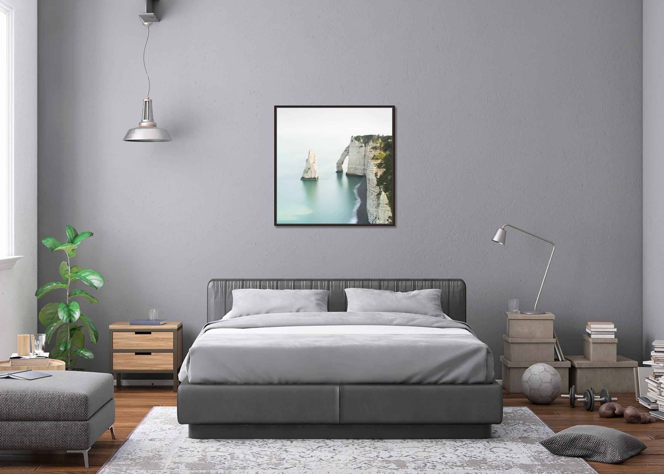 Whiting Cliffs of Etretat, fotografia a colori su larga scala, edizione limitata, paesaggio in vendita 2