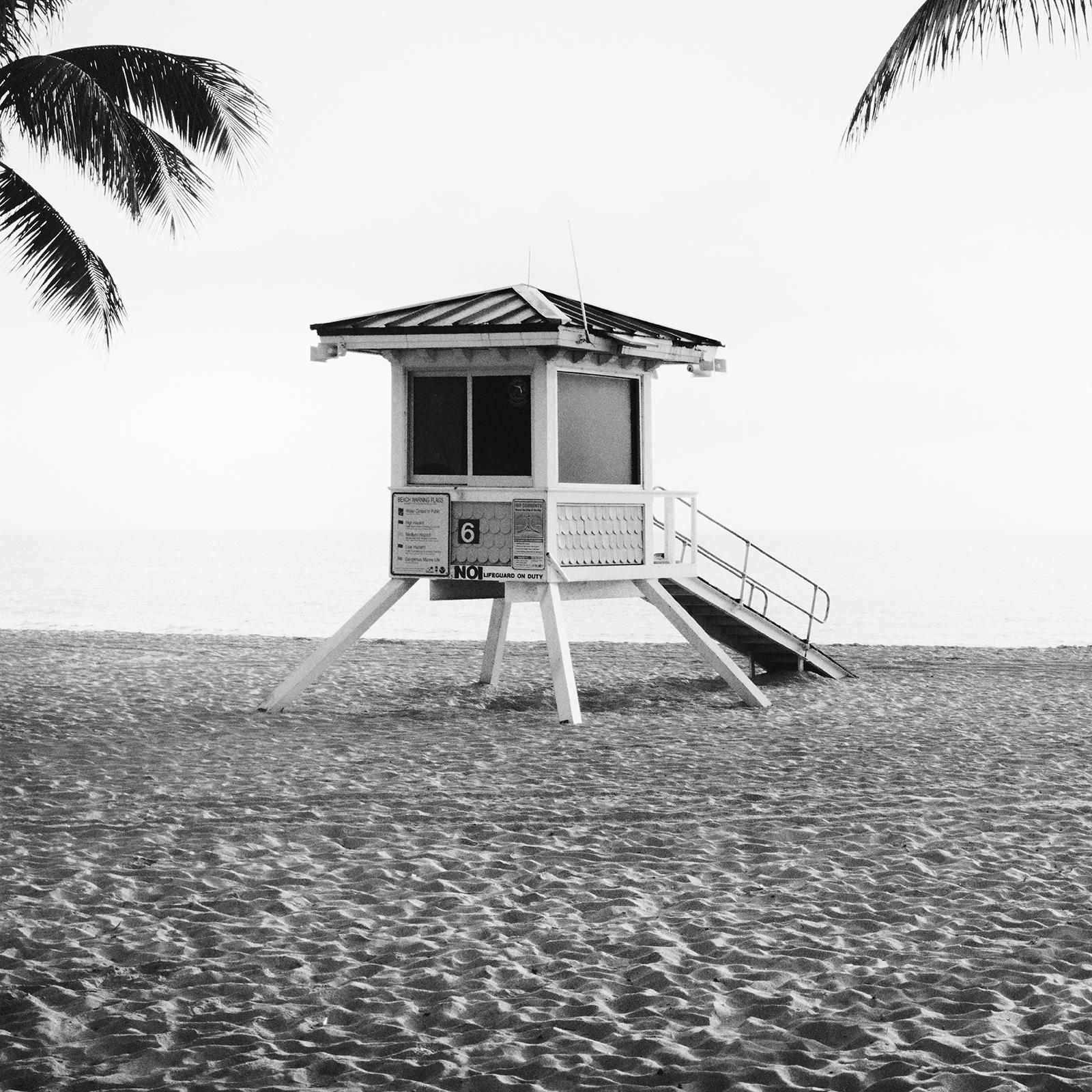 Tommy loves Aaron, beach, Florida, USA, black and white photography, landscape For Sale 1
