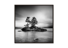Trees on Rocky Island Lakeside Norway long exposure seascape limited edition