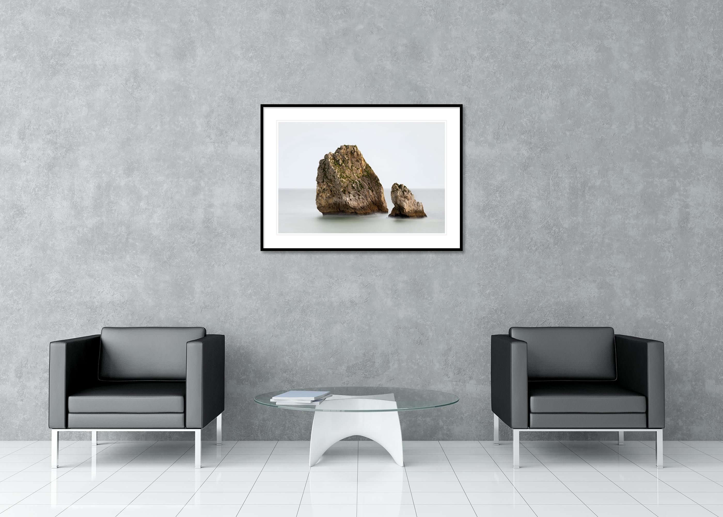 Two Rocks in the Ocean - large format seascape photography limited edition For Sale 2