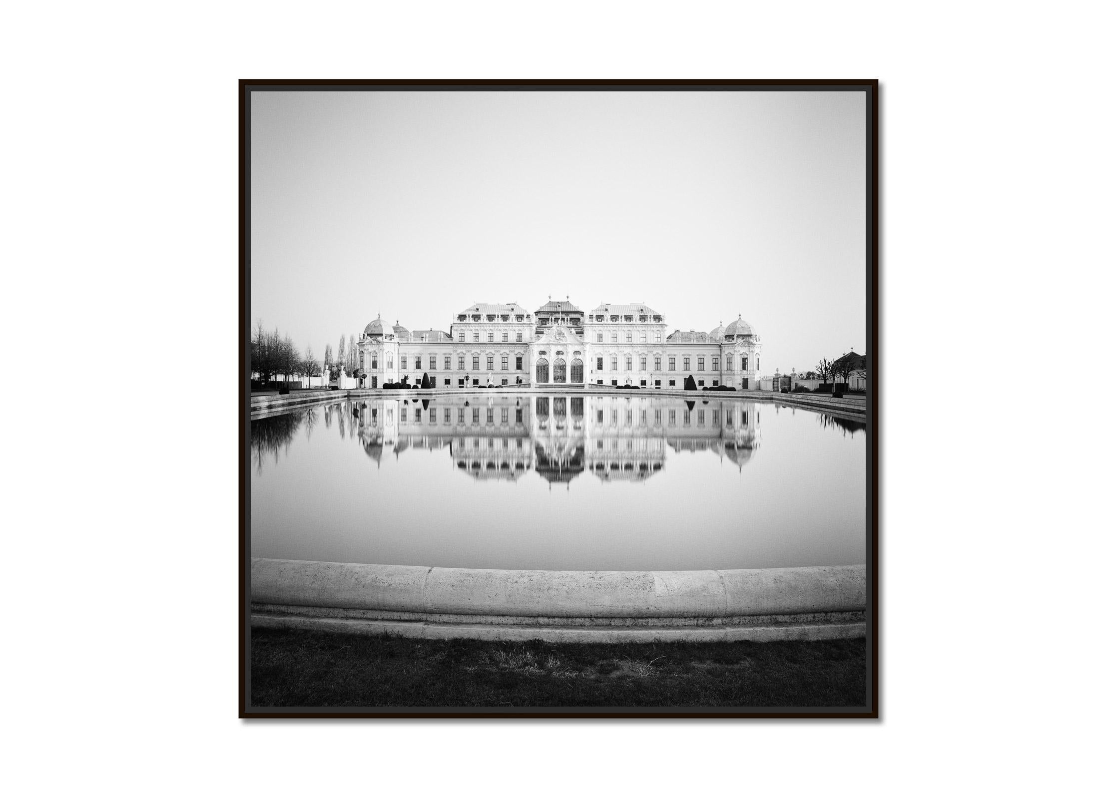 Upper Belvedere Vienna Austria black white fine art architecture photography - Photograph by Gerald Berghammer