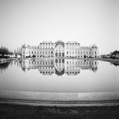 Upper Belvedere Vienna Austria black white fine art architecture photography
