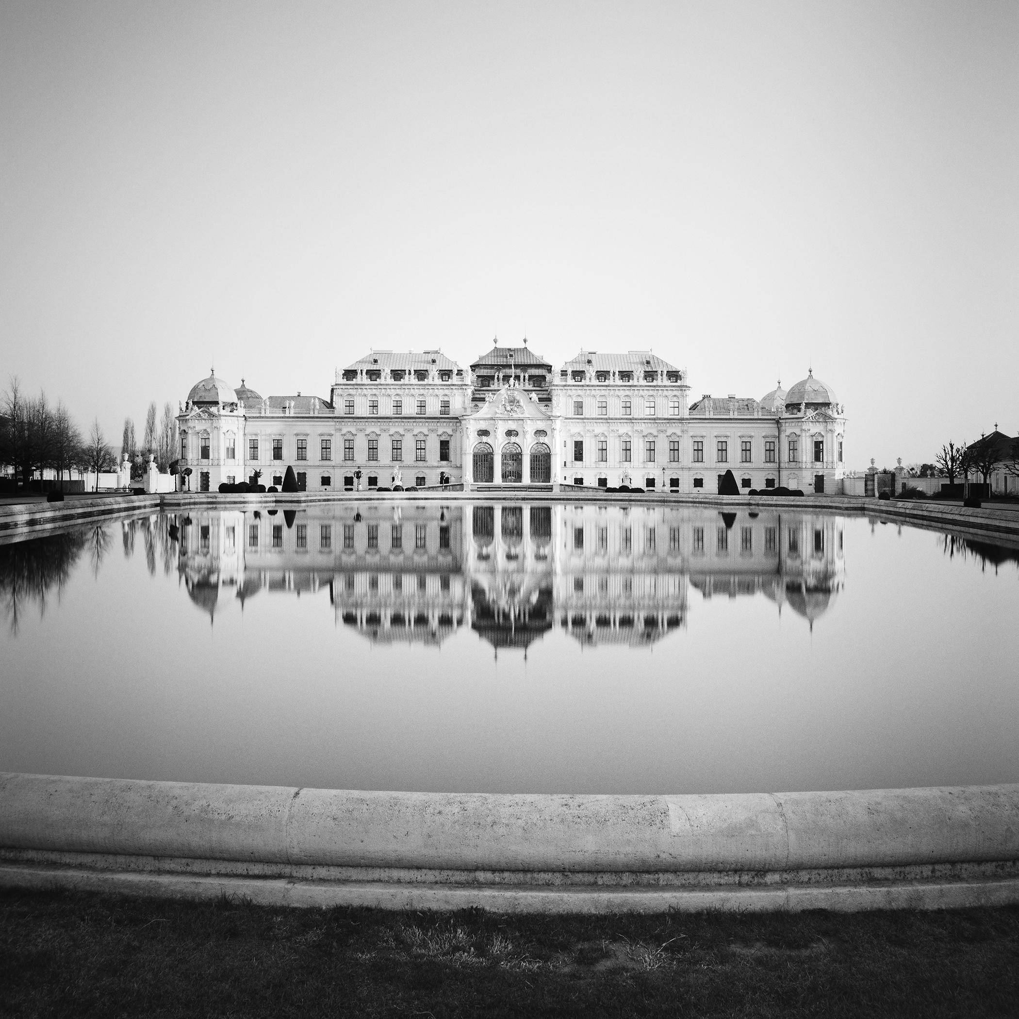 Alto Belvedere, Viena, blanco y negro, bellas artes, arquitectura, fotografía