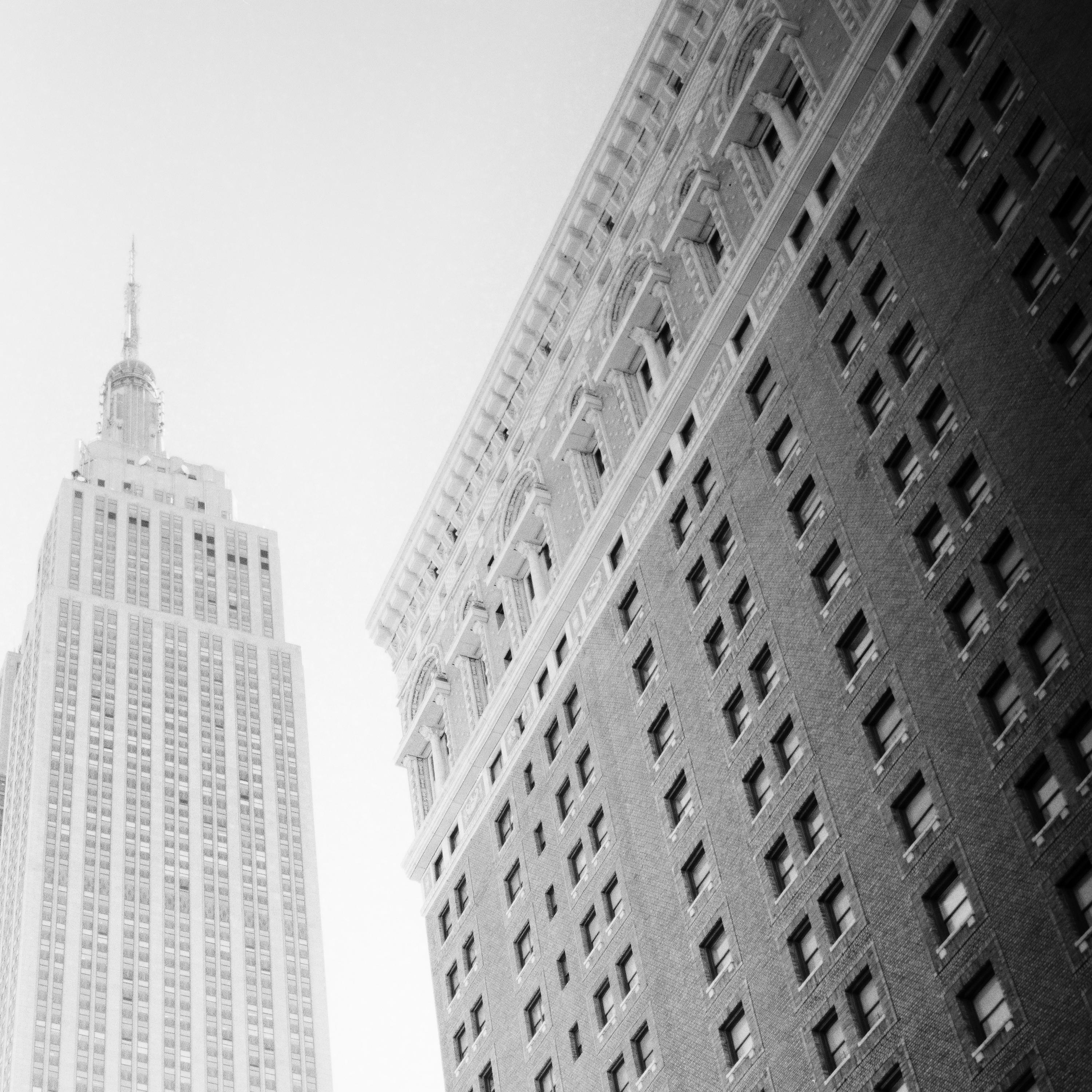 Victorias Secret, Empire State Building, New York, black and white photography For Sale 4