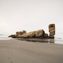 Walk on the Beach, Bay of Biscay, photographie en couleur, édition limitée, paysage
