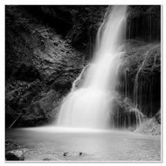 Cascata, Baviera, bianco e nero, lunga esposizione, fotografia, paesaggio