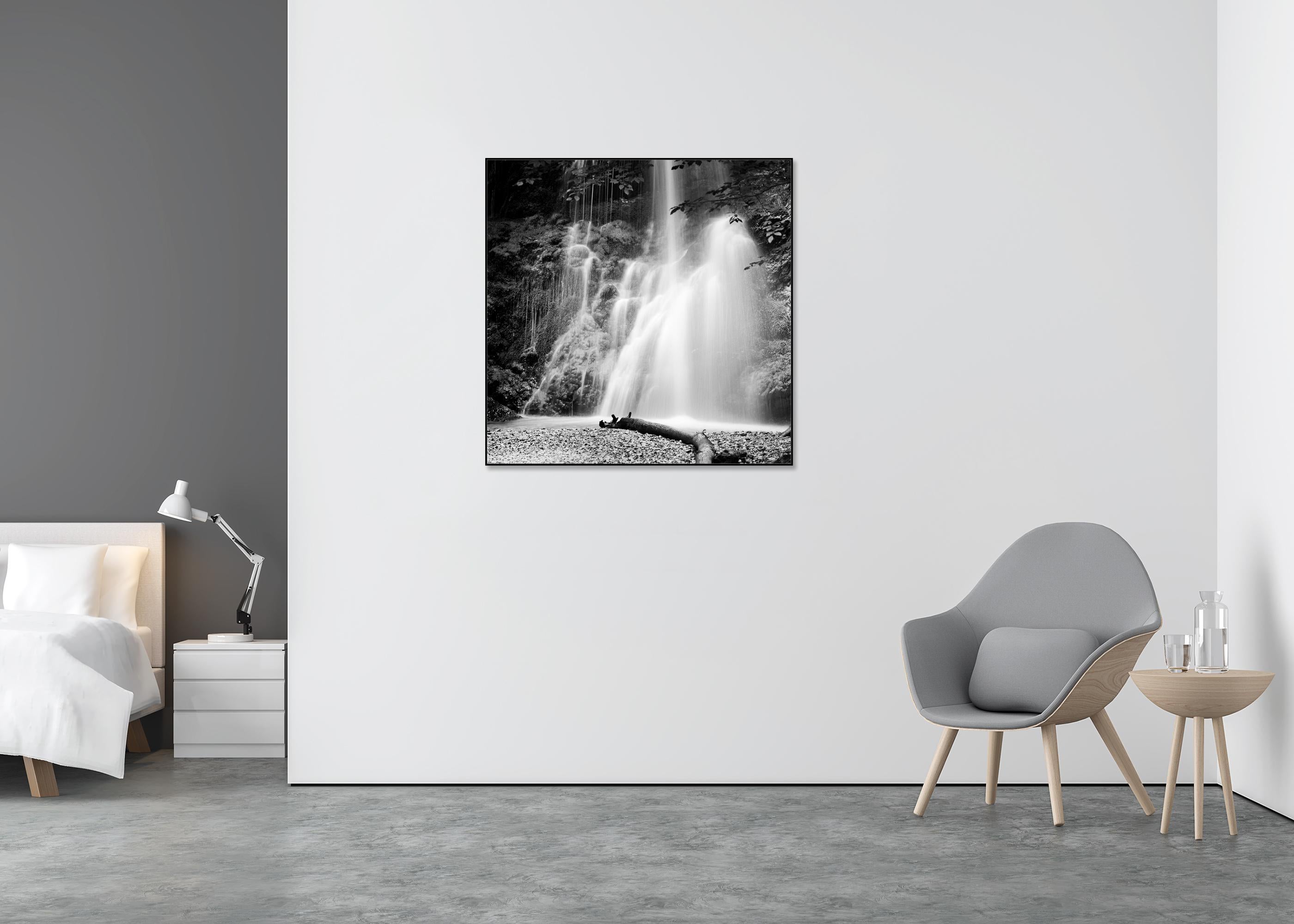 black waterfall