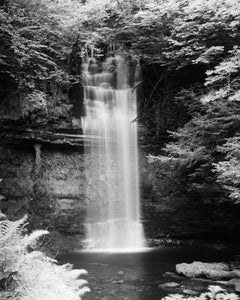 Waterfall, Ireland, black and white limited fine art landscape photography print