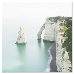 Scogliere di Whiting e faraglioni di mare, Étretat, Normandia - Stampa d'arte in edizione limitata