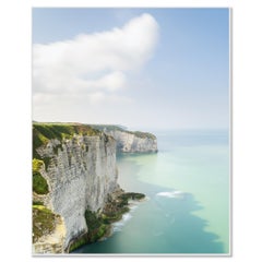Acantilados Blancos de Etretat, Costa de Alabastro, Fotografía de Paisaje Marino, Edición Limitada