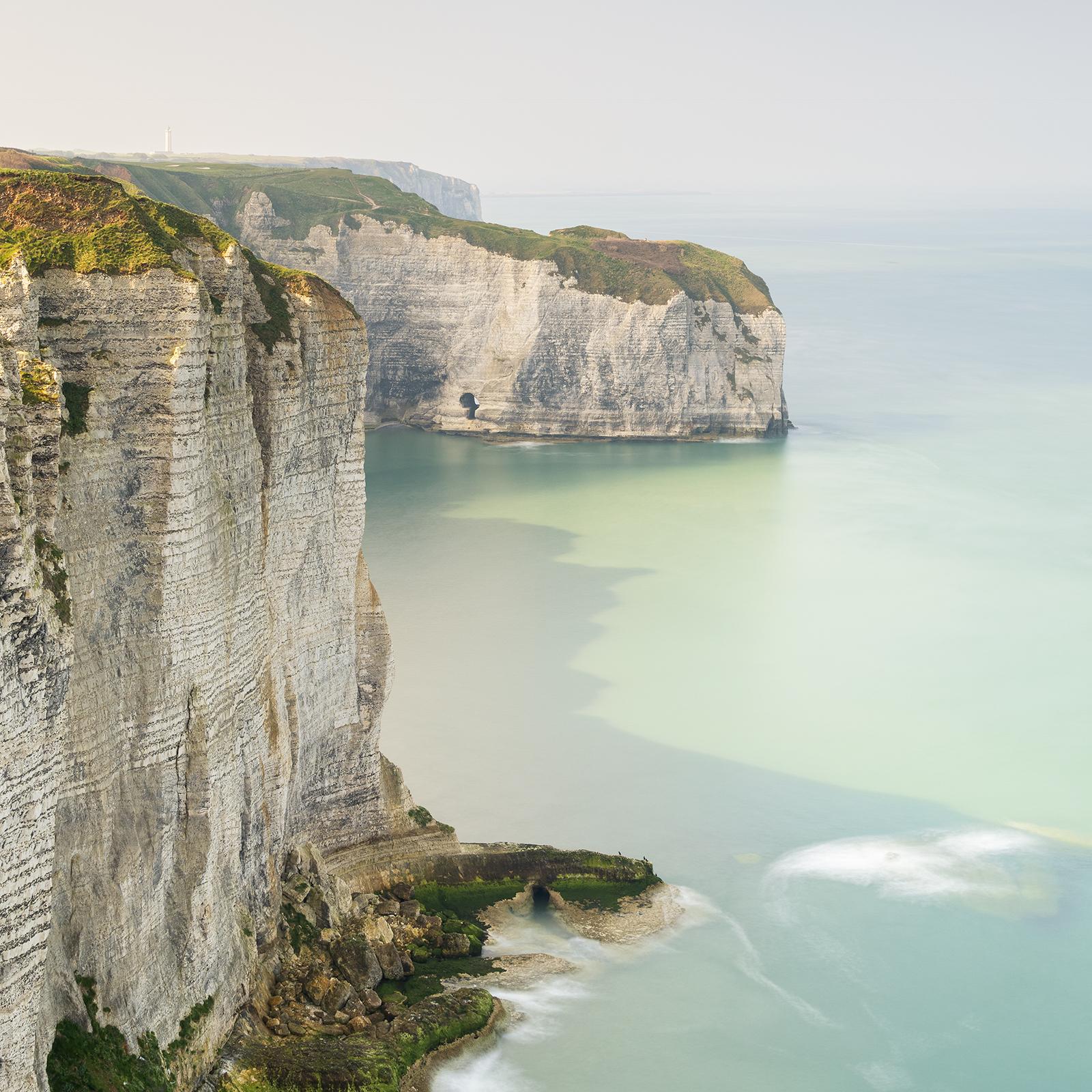 White Cliffs of Etretat, Alabaster Coast, Seascape Photograph, Limited Edition For Sale 8