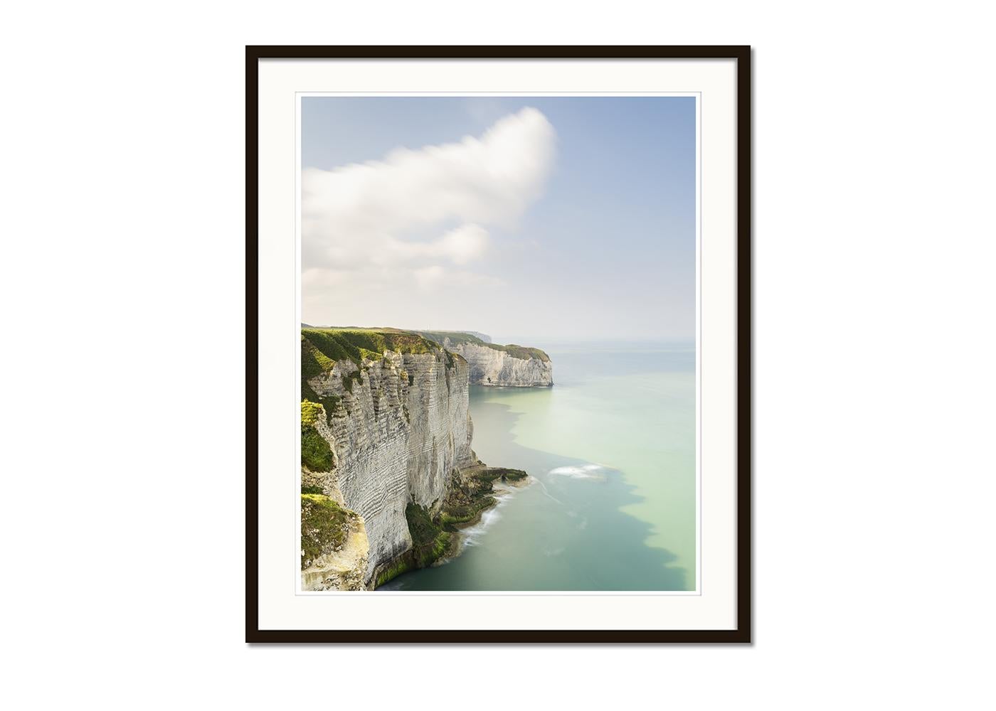 White Cliffs of Etretat, Alabaster Coast, Seascape Photograph, Limited Edition For Sale 2