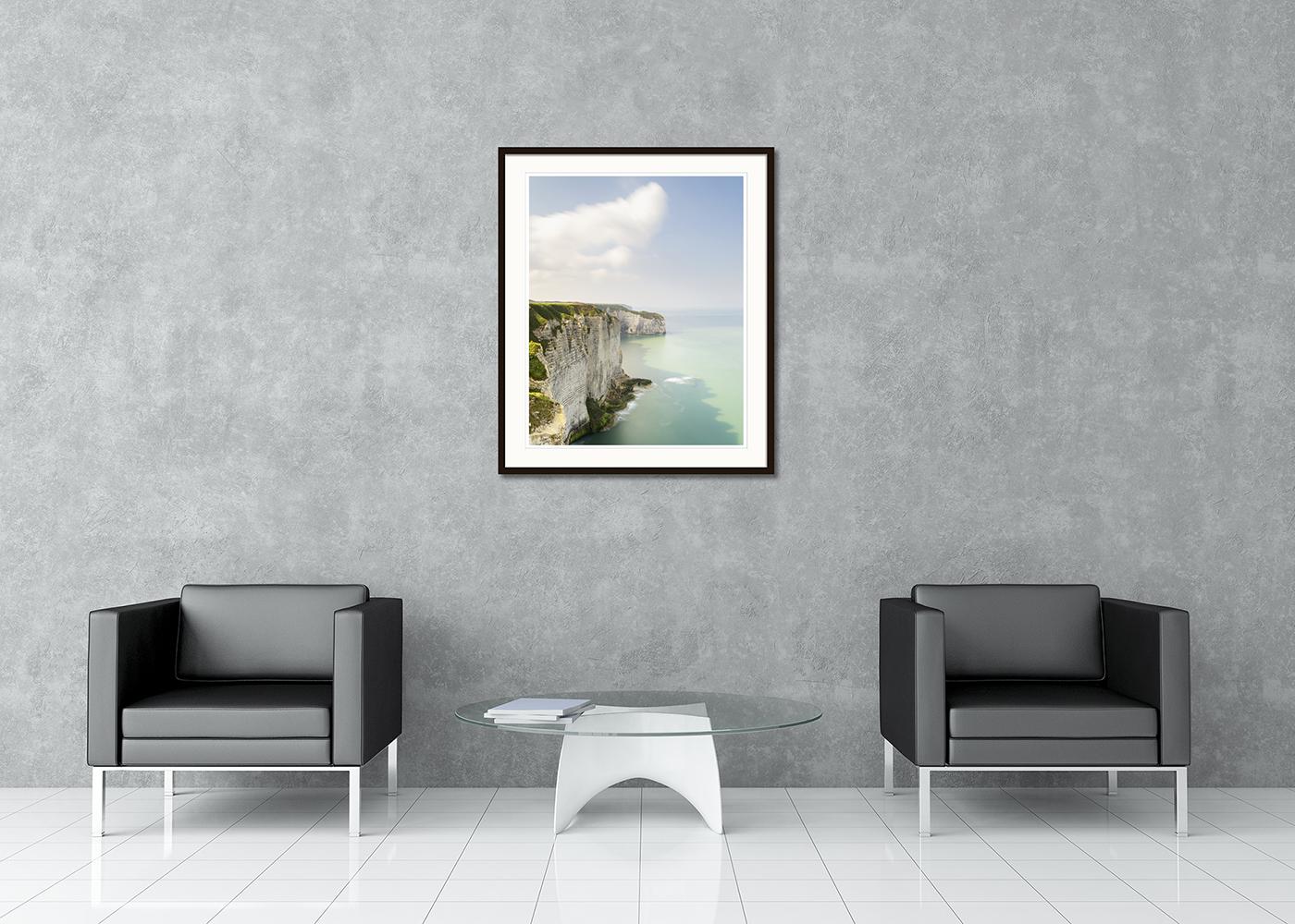 White Cliffs of Etretat, Alabaster Coast, Seascape Photograph, Limited Edition For Sale 3