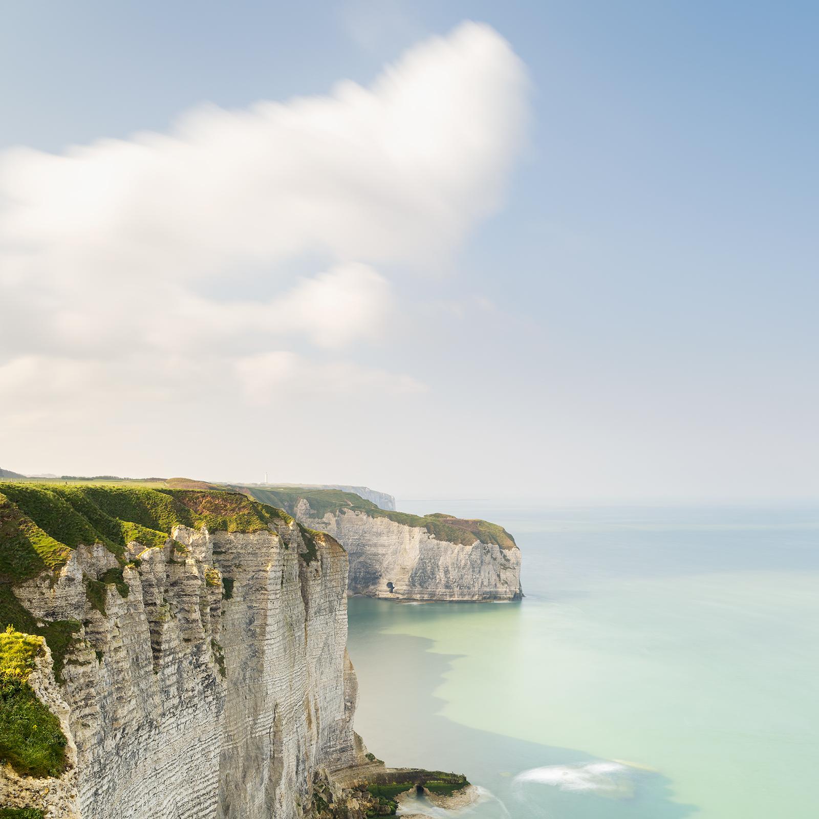 White Cliffs of Etretat, Alabaster Coast, Seascape Photograph, Limited Edition For Sale 6