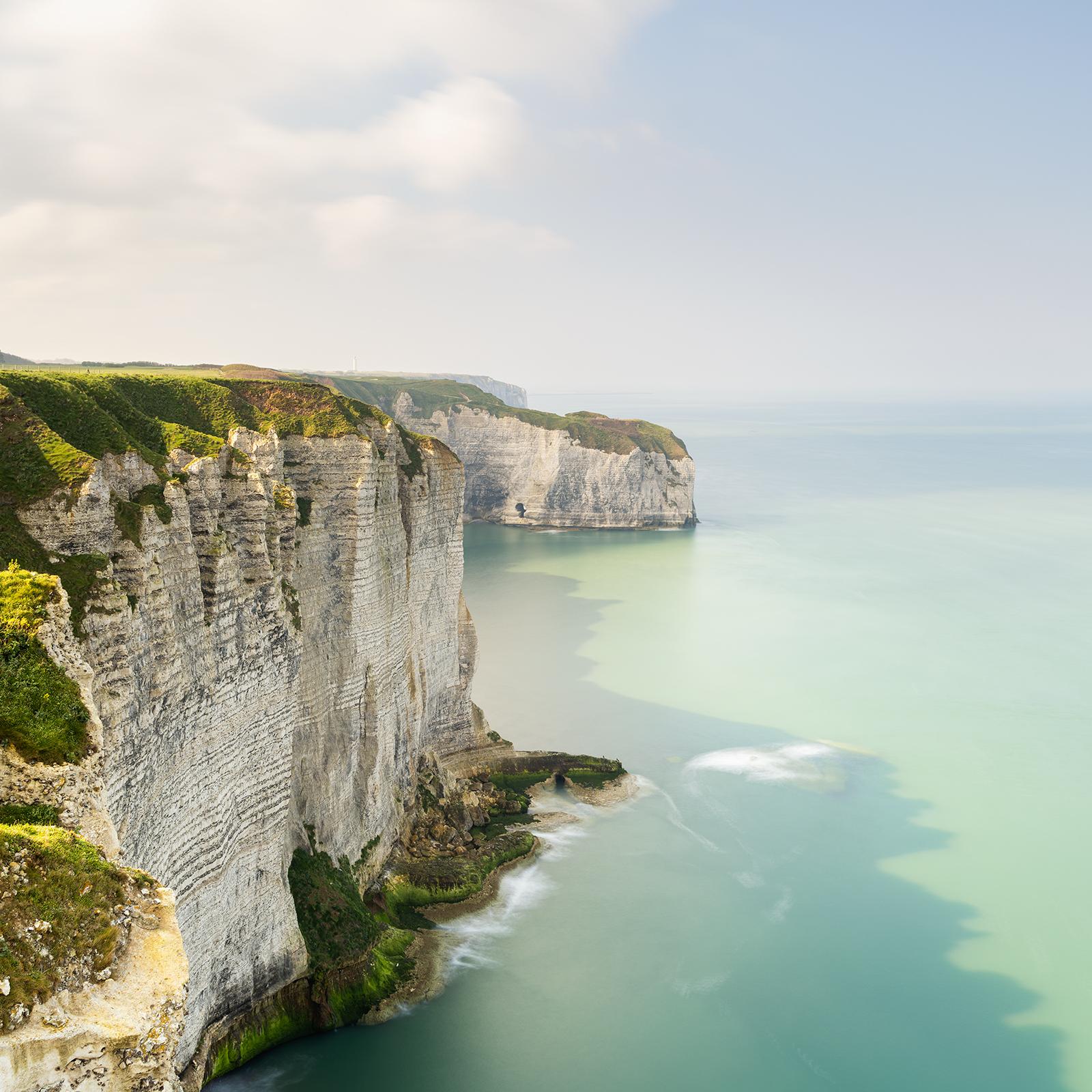 White Cliffs of Etretat, Alabaster Coast, Seascape Photograph, Limited Edition For Sale 7