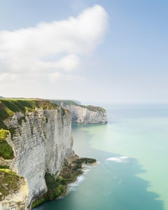 White Cliffs of Etretat, Alabaster Coast - seascape - limited color photography