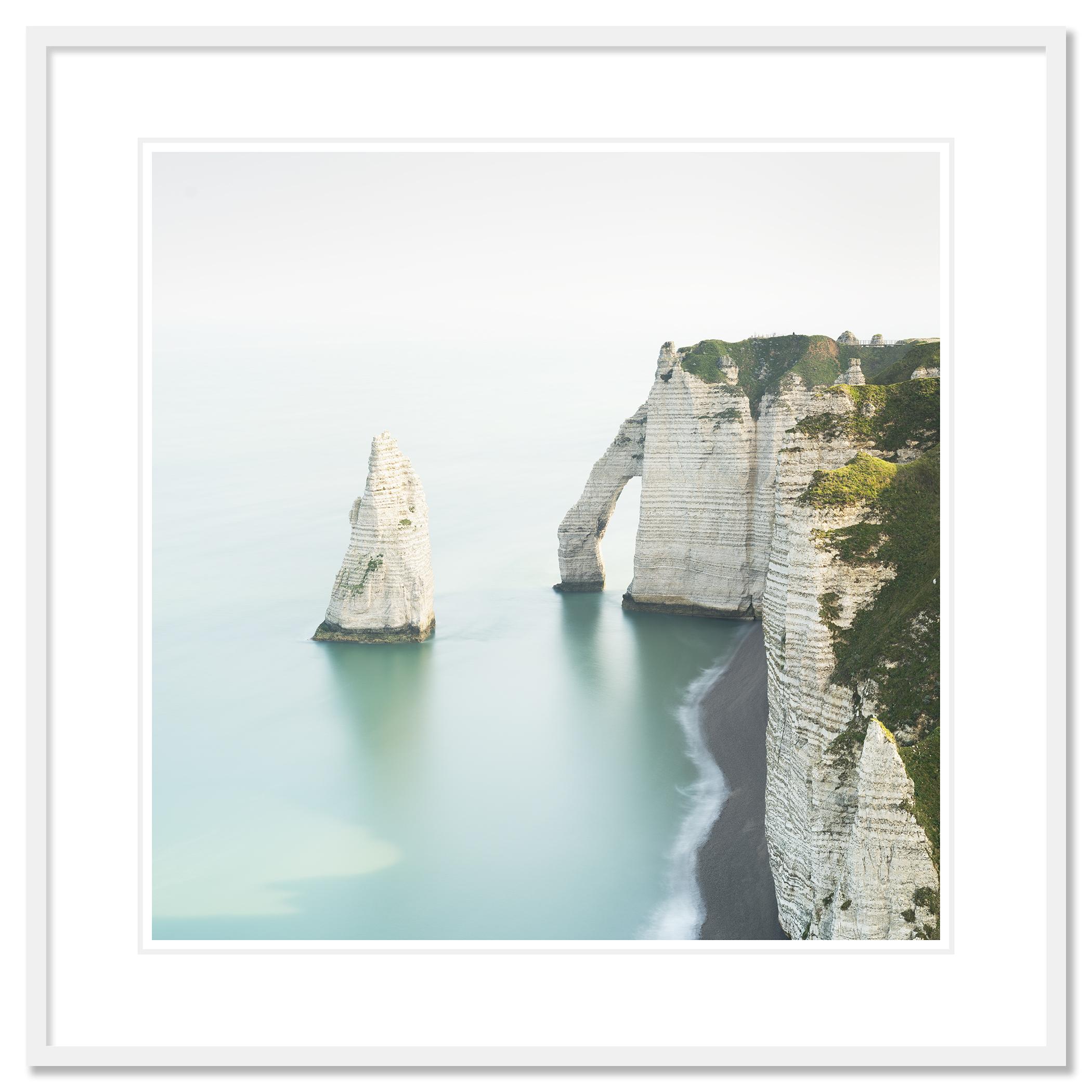 White Cliffs Etretat large scale color limited seascape contemporary For Sale 1