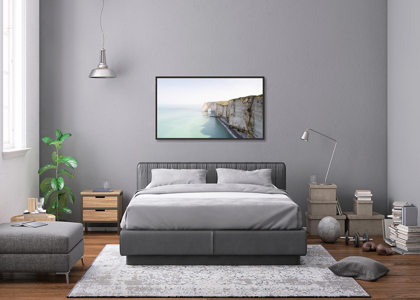 White Cliffs Panorama, Große Farbfotografie, Meereslandschaft, Druck in limitierter Auflage im Angebot 1