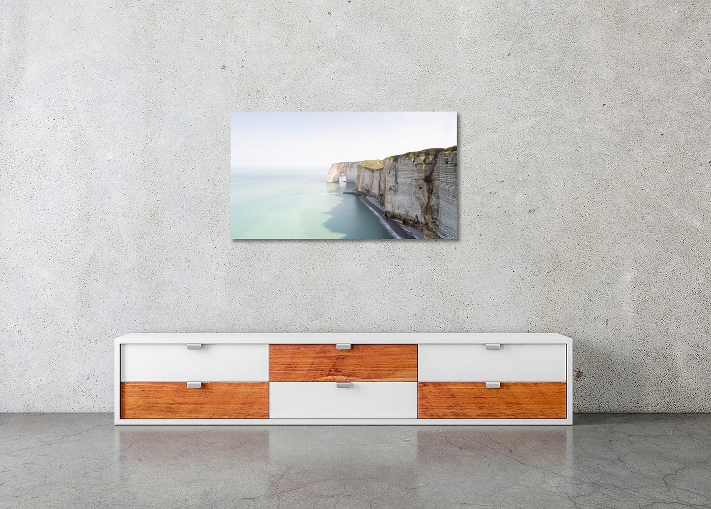 White Cliffs Panorama, Große Farbfotografie, Meereslandschaft, Druck in limitierter Auflage im Angebot 2
