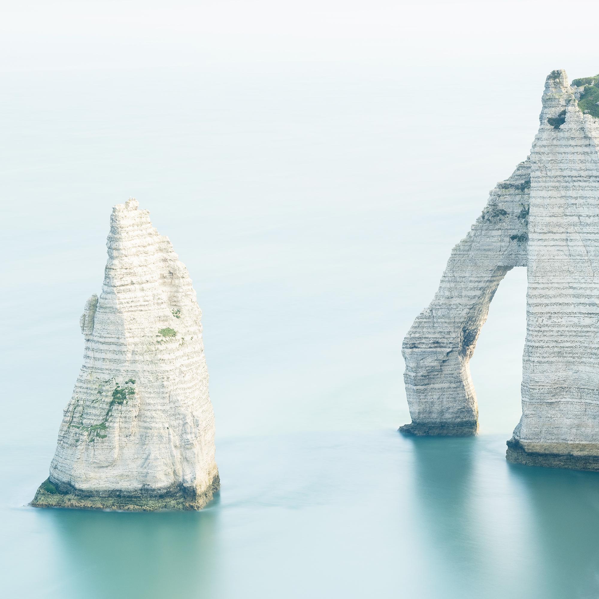 White Cliffs Panorama, photographie couleur à grande échelle, paysage marin, édition limitée en vente 6
