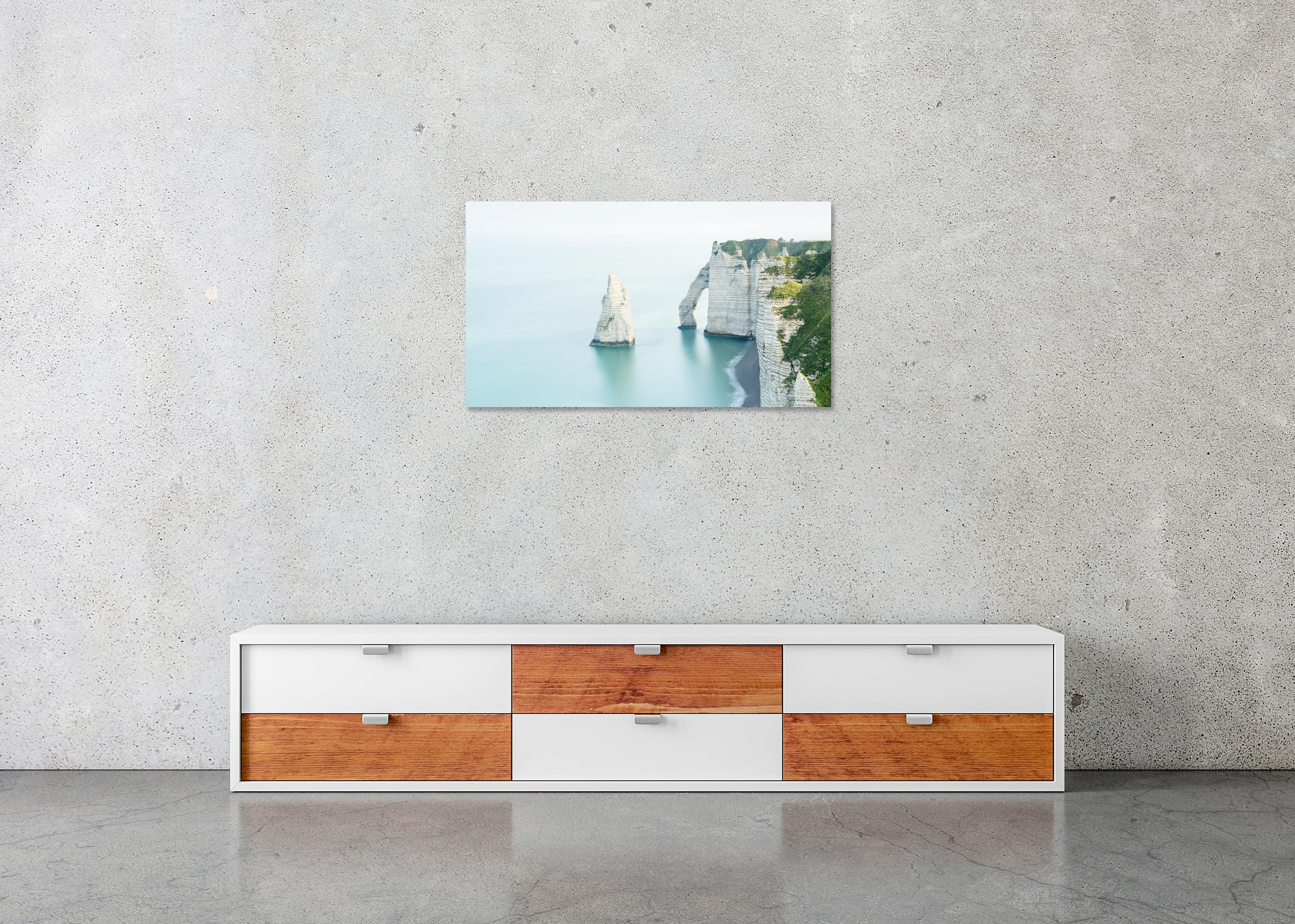 White Cliffs Panorama, photographie couleur à grande échelle, paysage marin, édition limitée en vente 3