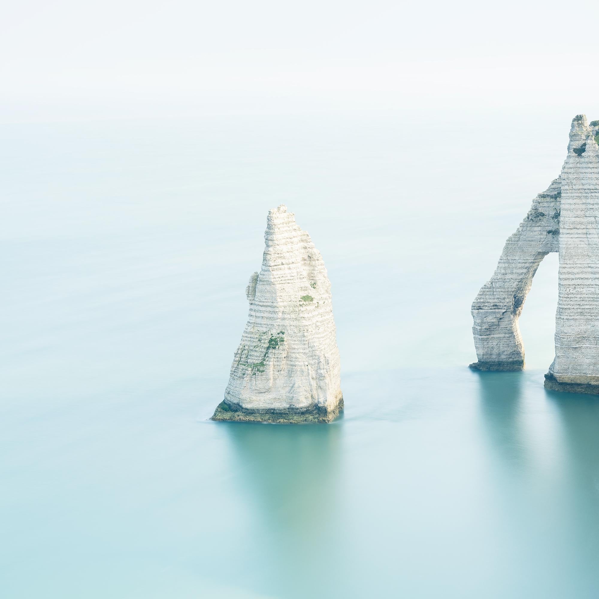 White Cliffs Panorama, photographie couleur à grande échelle, paysage marin, édition limitée en vente 4