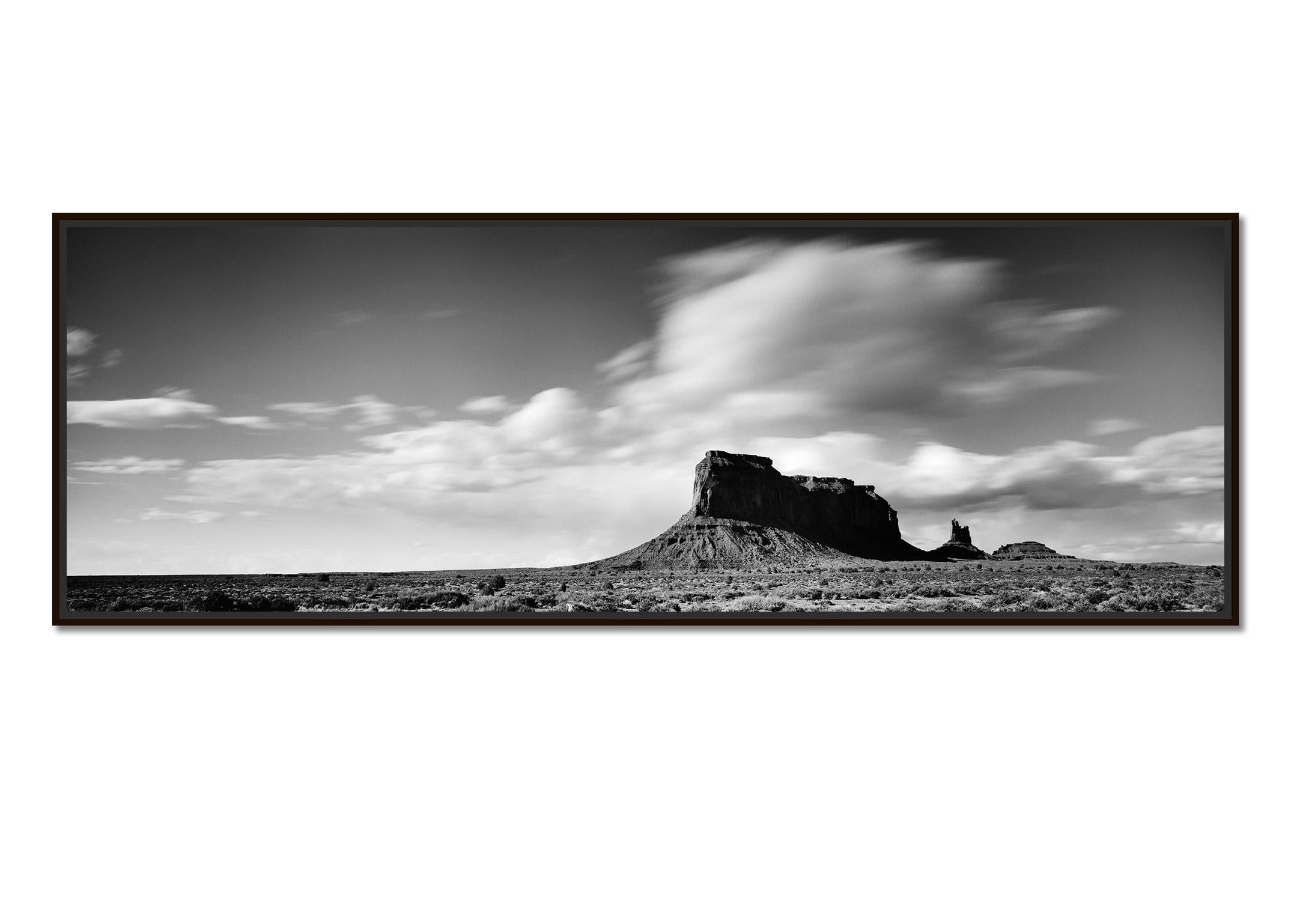 Wild West Panorama Utah black white photography death valley fine art landscape - Photograph by Gerald Berghammer