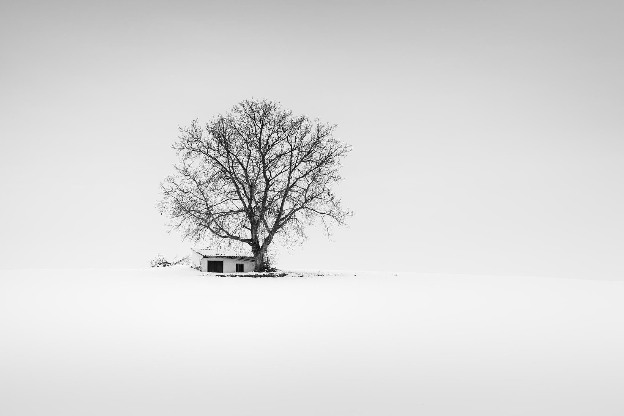 Maison de la presse A Winter Autriche photographie noir et blanc panorama paysage