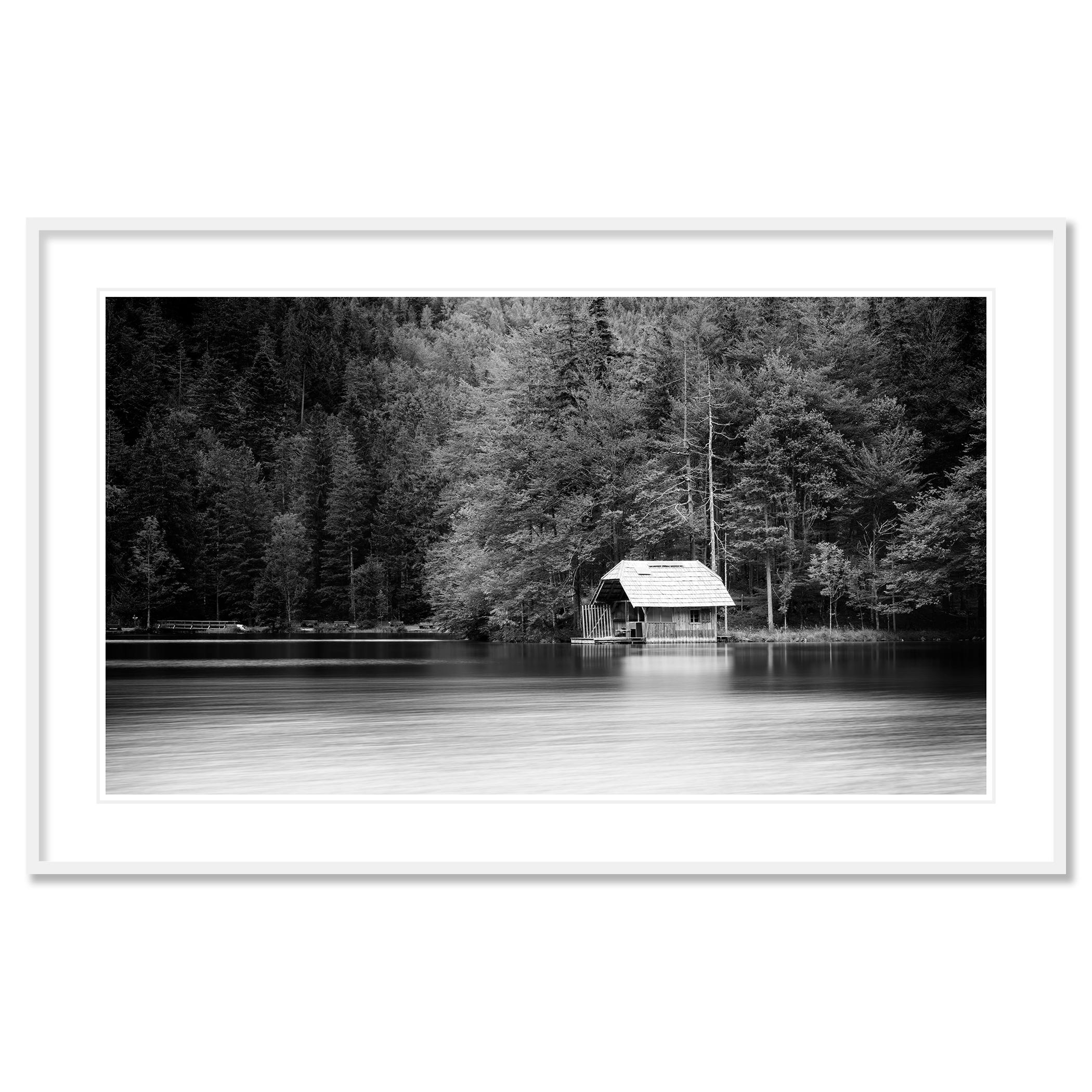 Photographie d'art en noir et blanc, longue exposition, paysage aquatique - paysage. Épreuve à l'encre pigmentaire d'archives, édition de 7 exemplaires. Signée, titrée, datée et numérotée par l'artiste. Certificat d'authenticité inclus. Imprimé avec