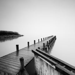Paisaje acuático de larga exposición en un lago tranquilo Impresión artística de edición limitada