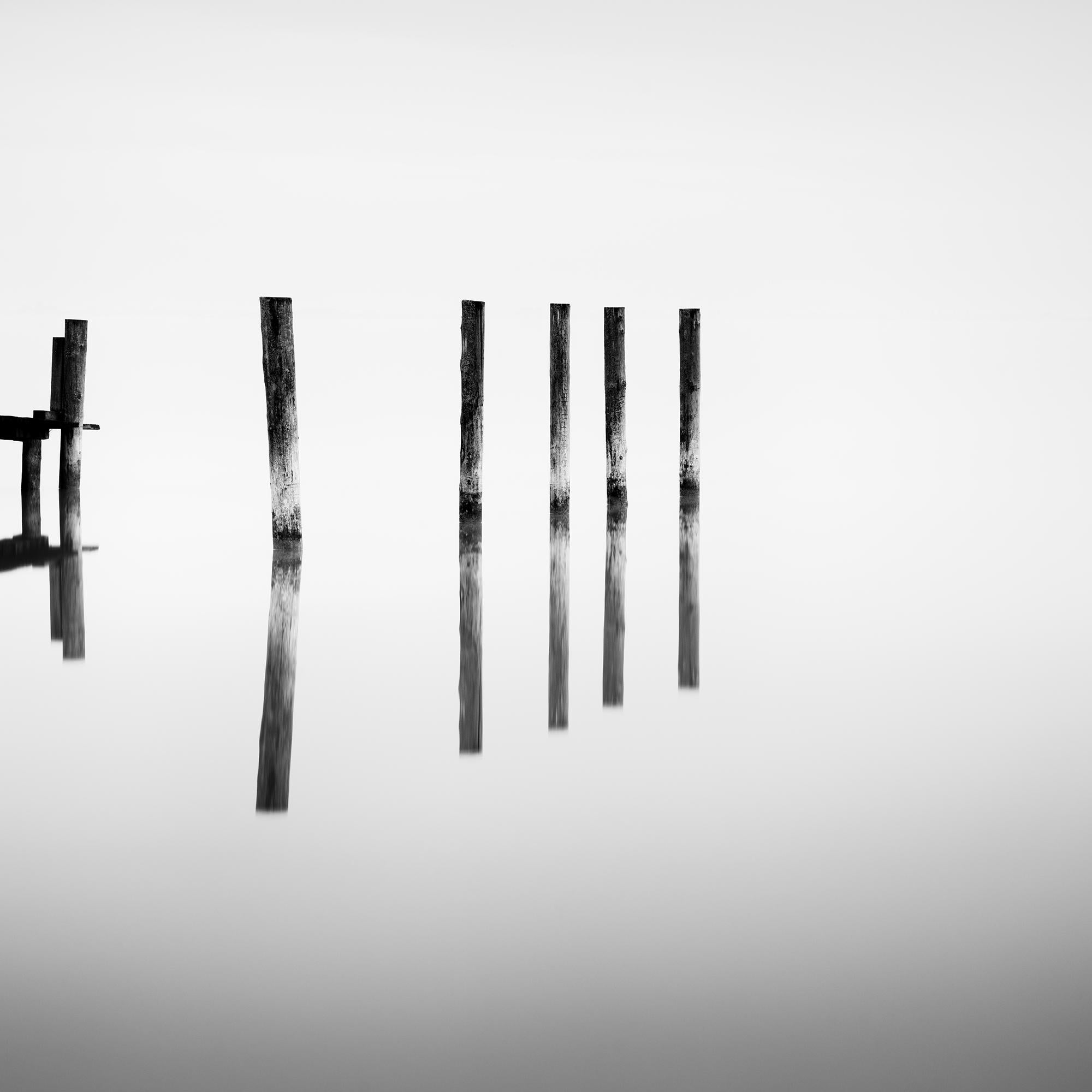 Holzsockel, Seestücke, Langer Ausblick, Wasserlandschaft, Landschaft in limitierter Auflage im Angebot 6