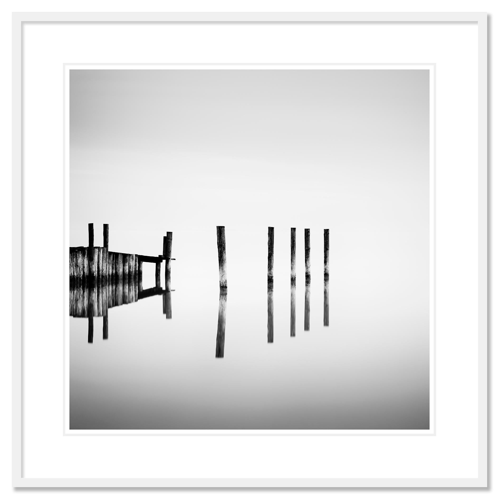 Holzsockel, Seestücke, Langer Ausblick, Wasserlandschaft, Landschaft in limitierter Auflage im Angebot 1