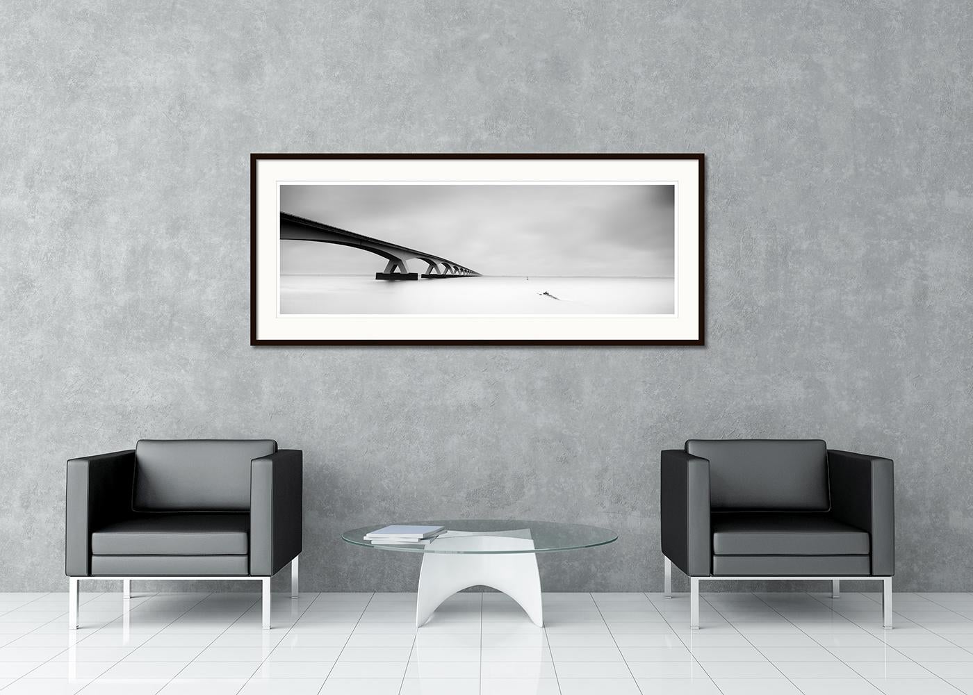 Black and white fine art long exposure waterscape - landscape photography. Archival pigment ink print as part of a limited edition of 9. All Gerald Berghammer prints are made to order in limited editions on Hahnemuehle Photo Rag Baryta. Each print