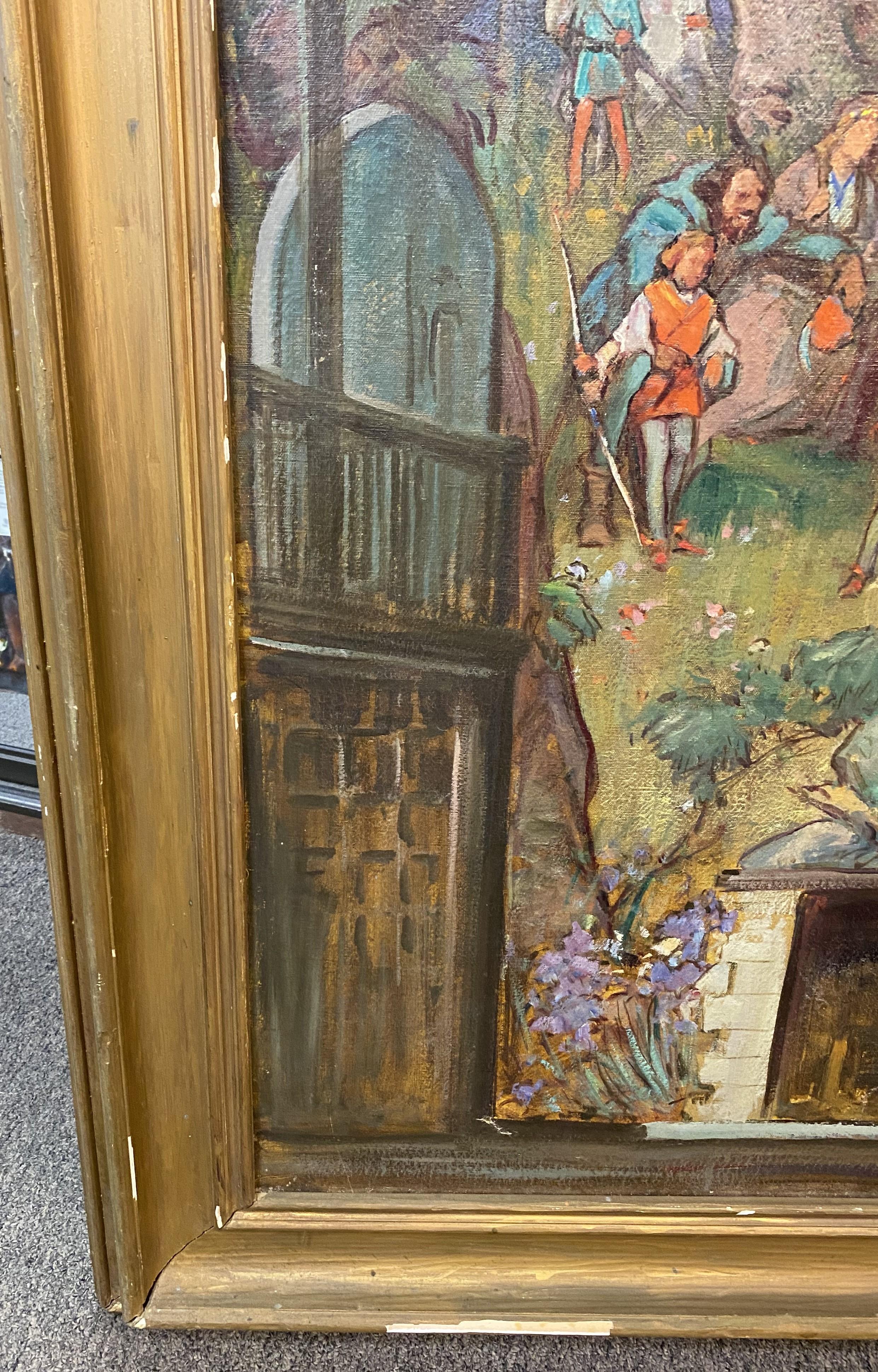 Three Part Study Series for Robin Hood Mural 2